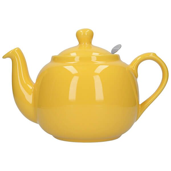 London Pottery Farmhouse Filter 6 Cup Teapot New Yellow