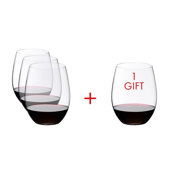 Riedel O Cabernet / Merlot Wine Glasses Pay 3 Get 4