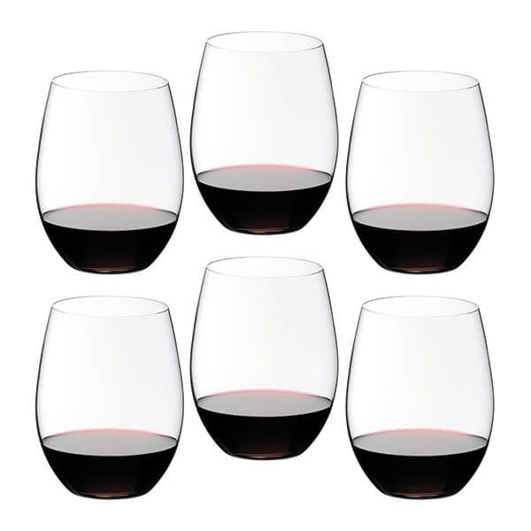 Riedel O Set of 6 Cabernet/Merlot Wine Glasses