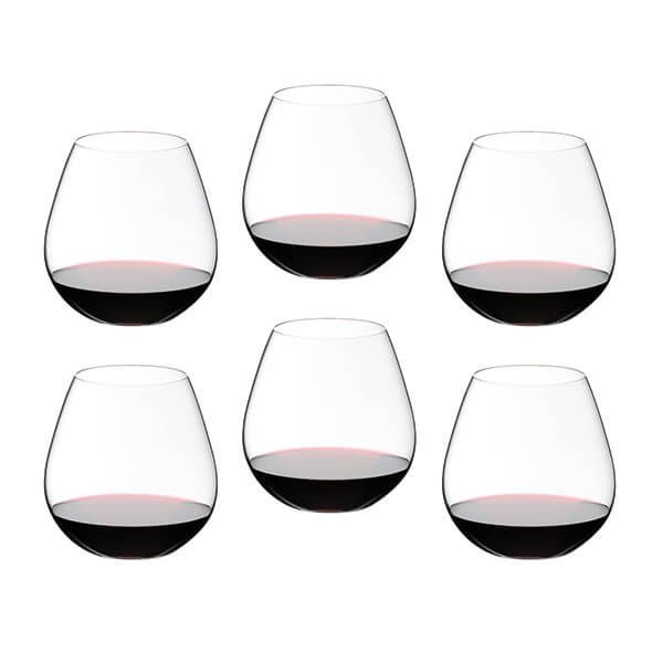 Riedel O Set of 6 Pinot Noir/Nebbiolo Wine Glasses
