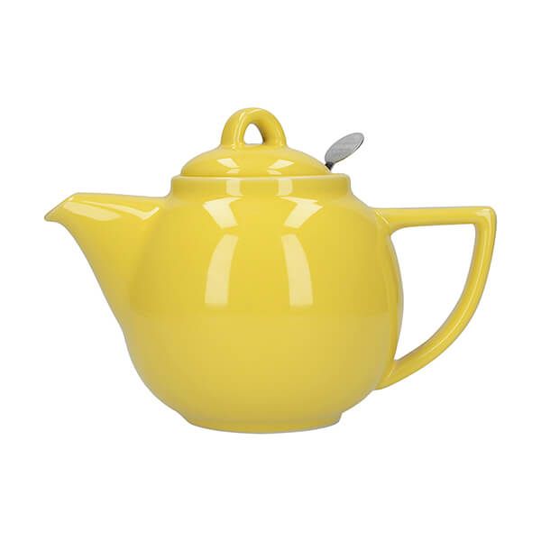 London Pottery Geo Filter 2 Cup Teapot Lemon