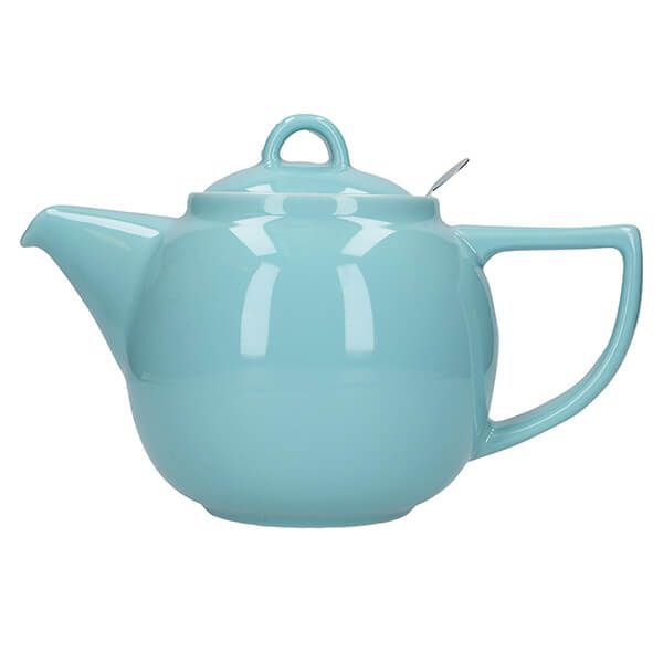 London Pottery Geo Filter 4 Cup Teapot Aqua