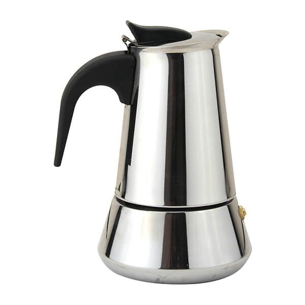 Apollo Stainless Steel Induction 4 Cup Coffee Maker