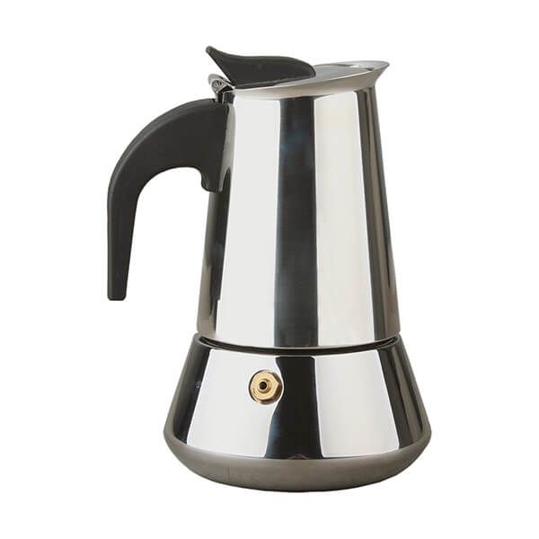 Apollo Stainless Steel Induction 2 Cup Coffee Maker