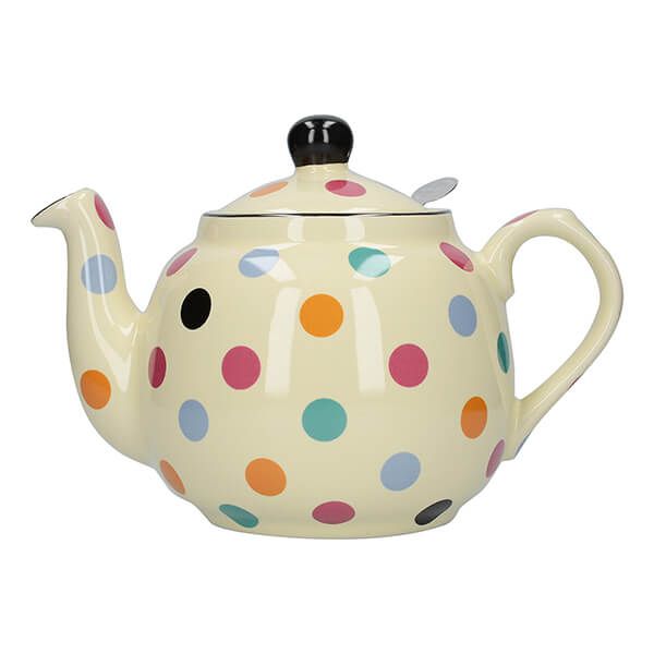 London Pottery Farmhouse Filter 4 Cup Teapot Multi Spot