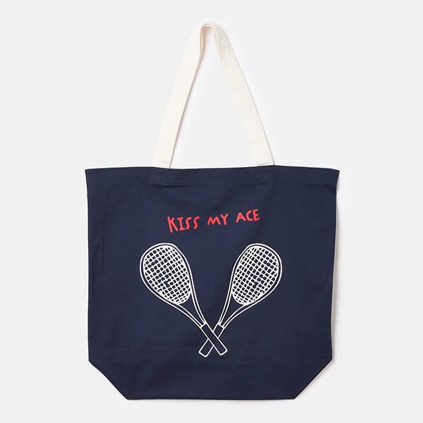 Joules Kiss My Ace Courtside Tote Bag