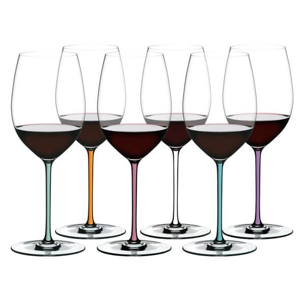 Riedel Hand Made Fatto A Mano Cabernet Gift Set Pack of Six