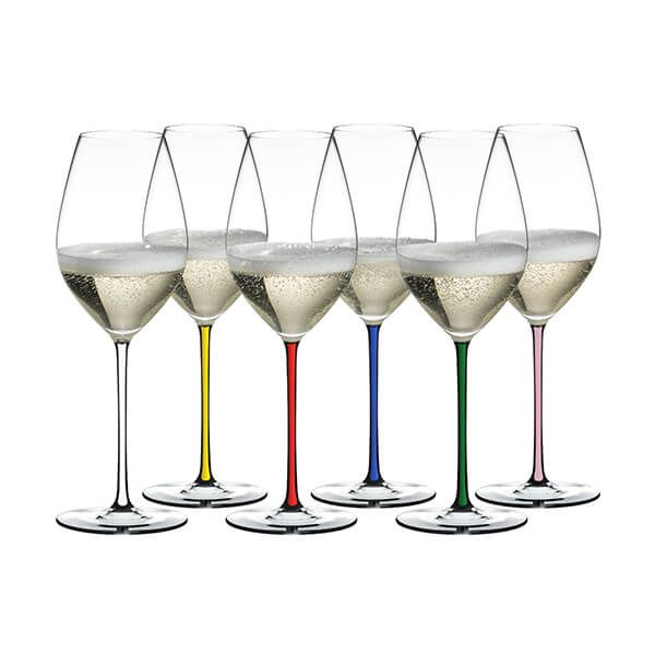 Riedel Hand Made Fatto A Mano Champagne Gift Set Pack of Six