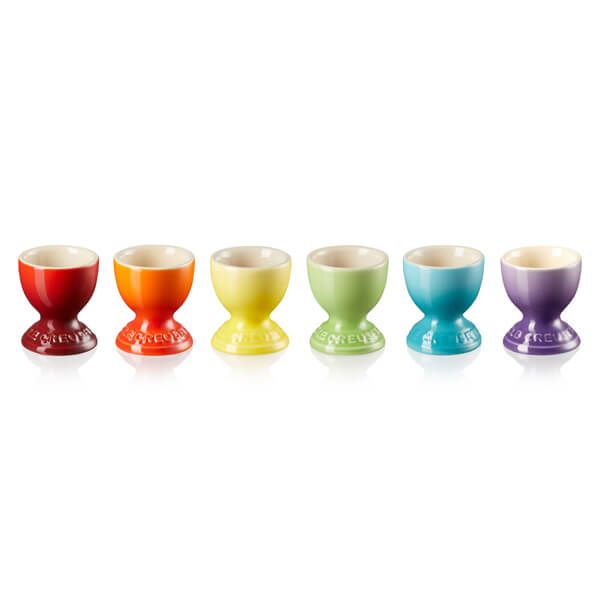Le Creuset Rainbow Collection Set of 6 Egg Cups