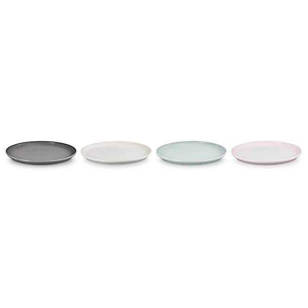 Le Creuset Stoneware Set of 4 Coupe Collection 22cm Side Plates