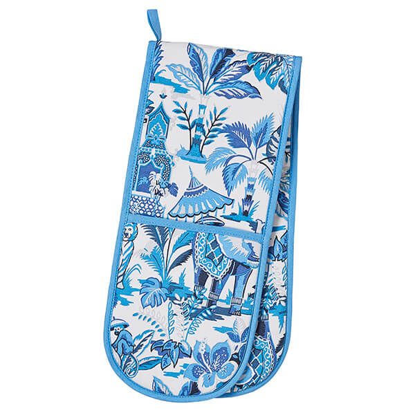 Ulster Weavers India Blue Double Oven Glove