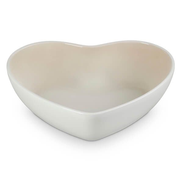 Le Creuset L'Amour Heart Collection Meringue 2.9L Heart Serving Bowl