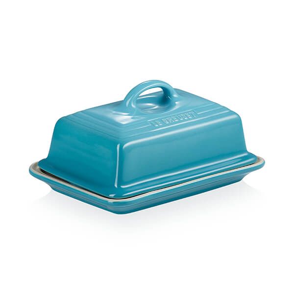 Le Creuset Teal Stoneware Butter Dish
