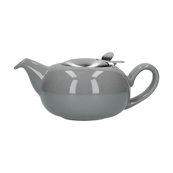 London Pottery Pebble Filter 2 Cup Teapot Light Grey