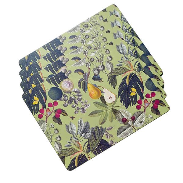 Royal Botanic Gardens Kew Fruit And Floral Rectangle Placemat Pack Of 4