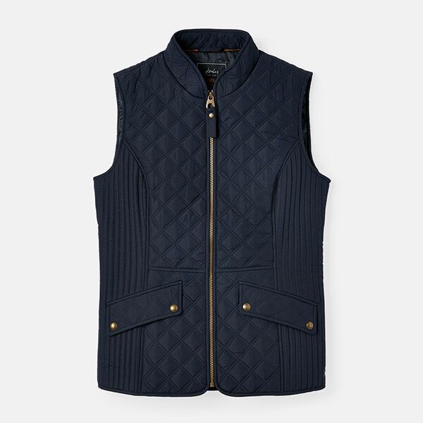 Joules Navy Minx Quilted Gilet