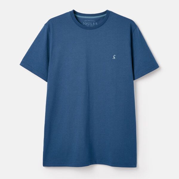 Joules Mens Ink Blue Denton Jersey T-Shirt