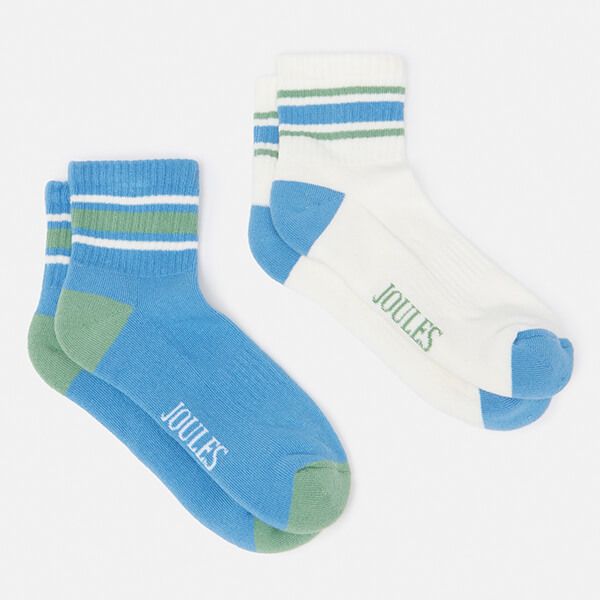 Joules Blue Multi Volley Socks
