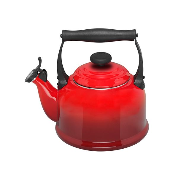 Suitable for All Hob Types and L, Le Creuset Kone Stove-Top Kettle with Whistle