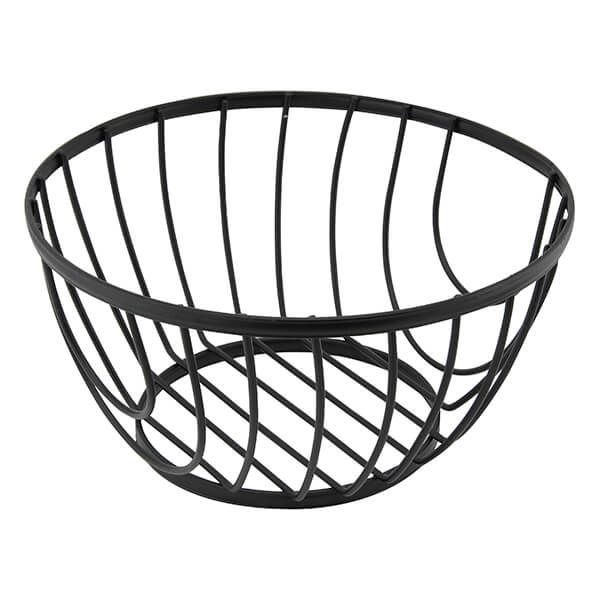 Apollo Flat Iron Fruit Basket Round