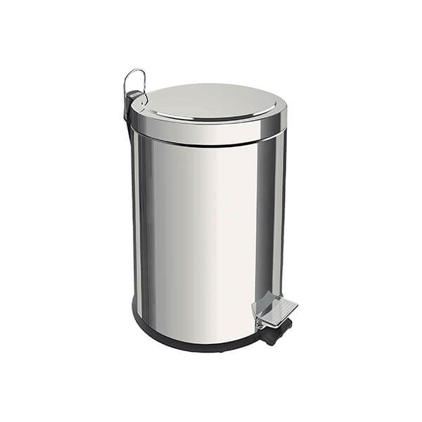 Tramontina Polished Stainless Steel Pedal Bin 3L