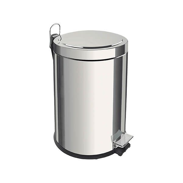 Tramontina Polished Stainless Steel Pedal Bin 5L