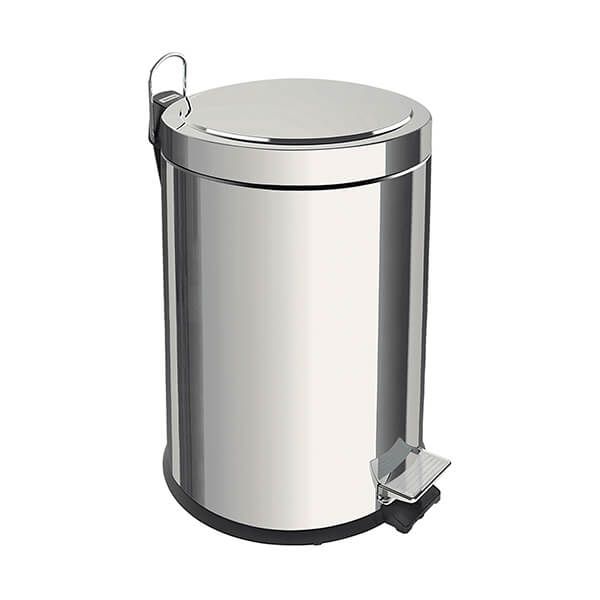 Tramontina Polished Stainless Steel Pedal Bin 12L
