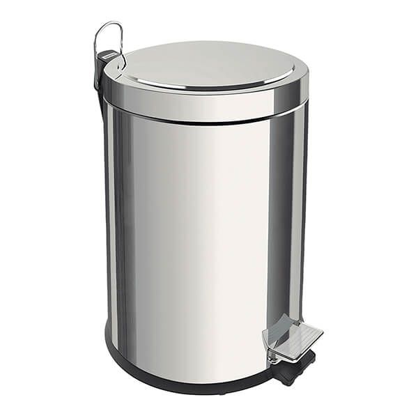Tramontina Polished Stainless Steel Pedal Bin 20L