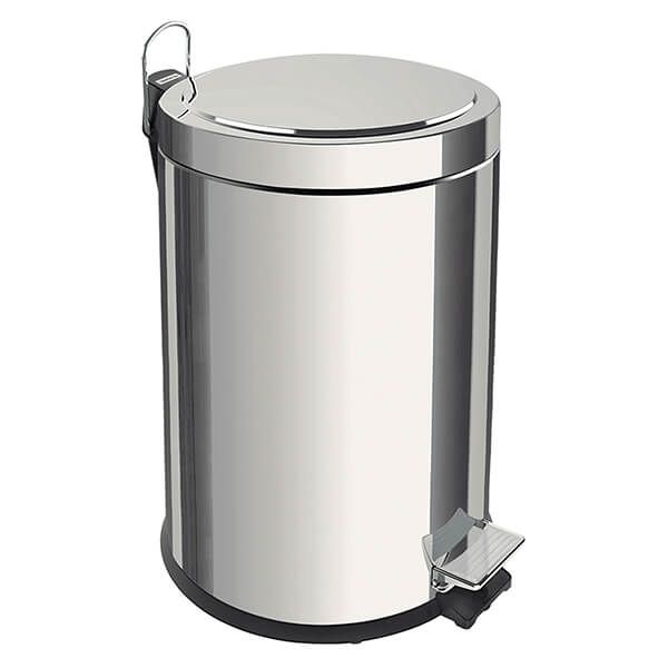 Tramontina Polished Stainless Steel Pedal Bin 30L