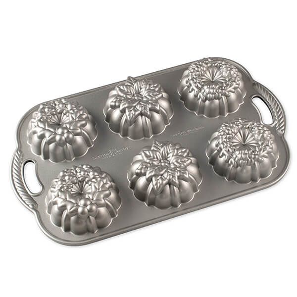 Nordic Ware Silver Wreathlettes Pan