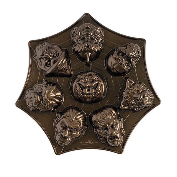 Nordic Ware Bronze Monster Mask Cakelet Pan