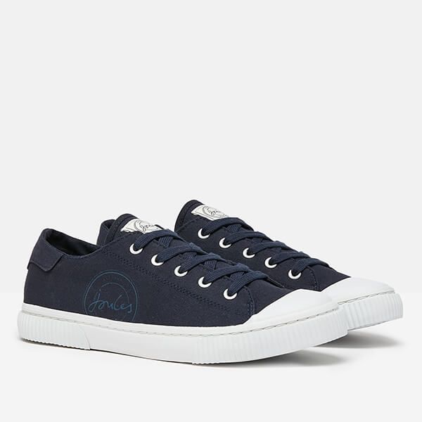 Joules French Navy Coast Canvas Pumps