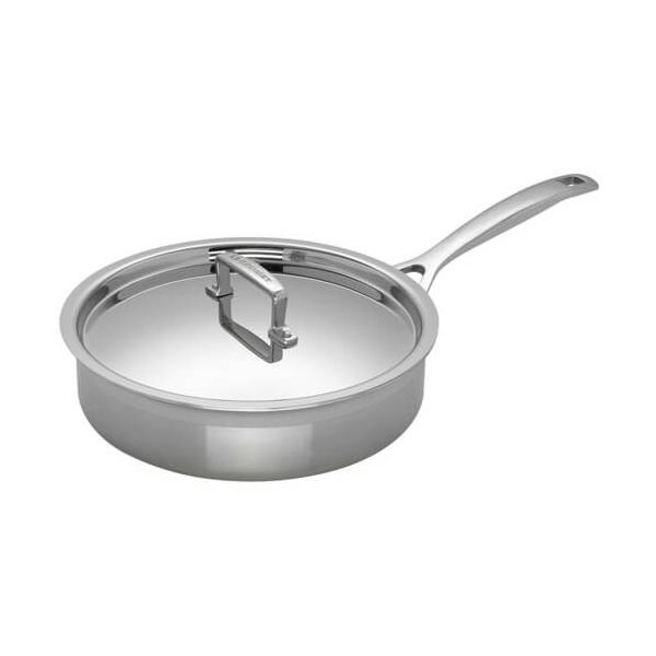 Le Creuset 3-ply Stainless Steel 24cm Saute Pan