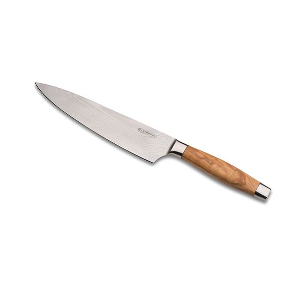 Le Creuset 20cm Chefs Knife Olive Wood Handle