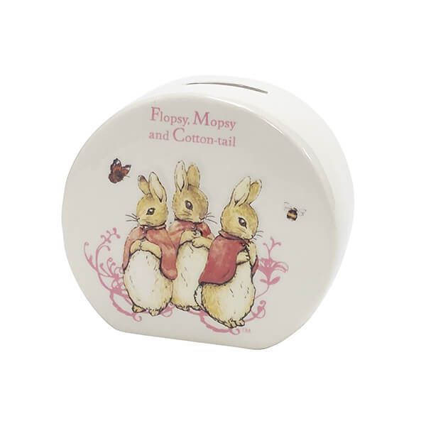 Beatrix Potter Flopsy Mopsy And Cottontail Money Bank