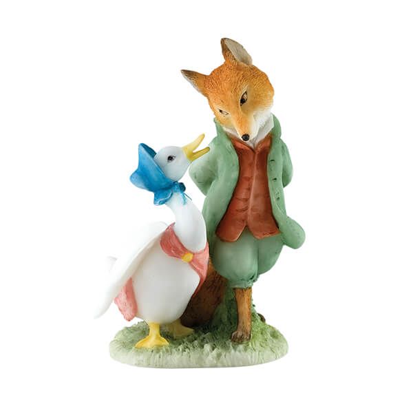Beatrix Potter Jemima & The Foxy Whiskered Gentleman Figurine