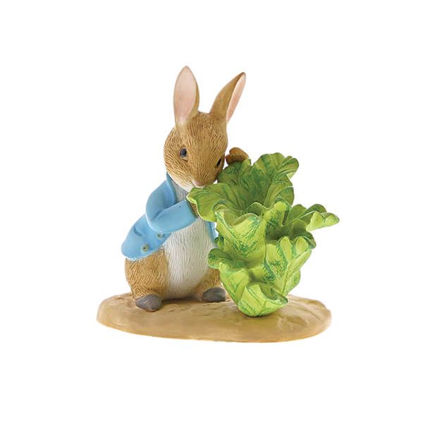 Beatrix Potter Peter Rabbit With Lettuce Figurine