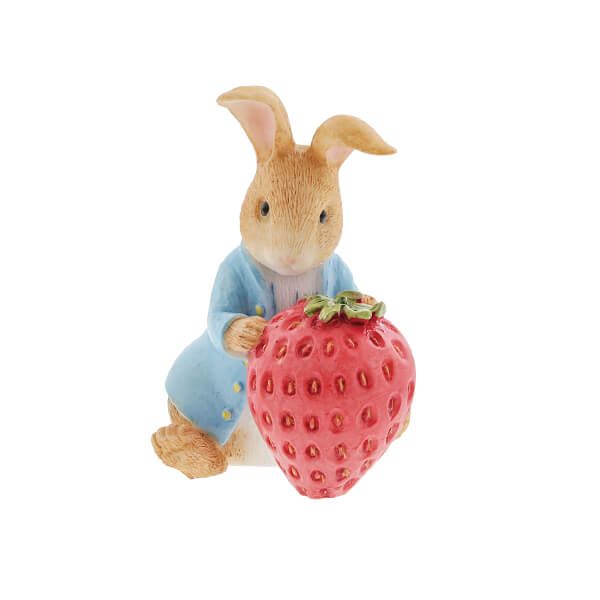 Beatrix Potter Peter Rabbit Strawberry Figurine