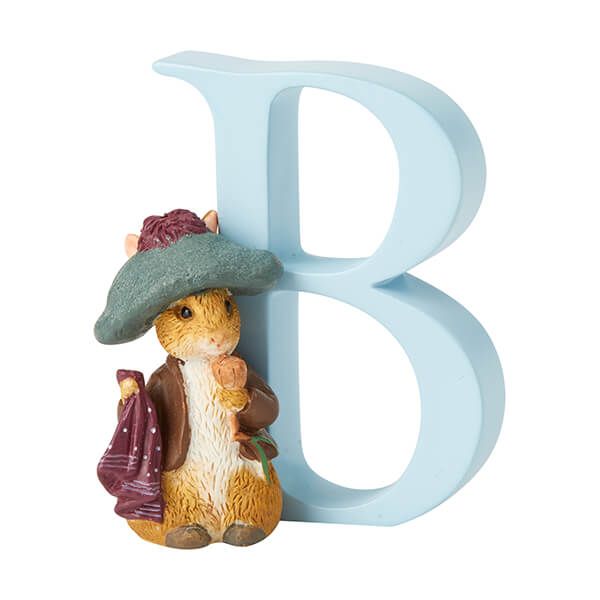 Beatrix Potter B Benjamin Bunny Ornamental Letter