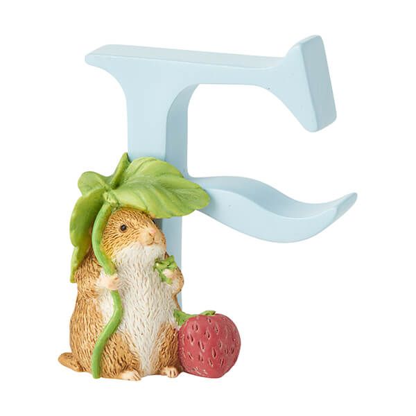 Beatrix Potter F Timmy Willie With A Strawberry Ornamental Letter