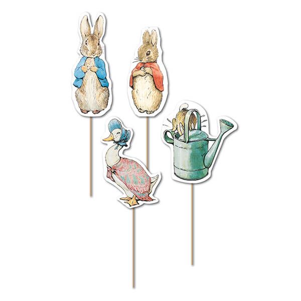 Anniversary House Beatrix Potter Classic Characters Cupcake Toppers Pack of 12