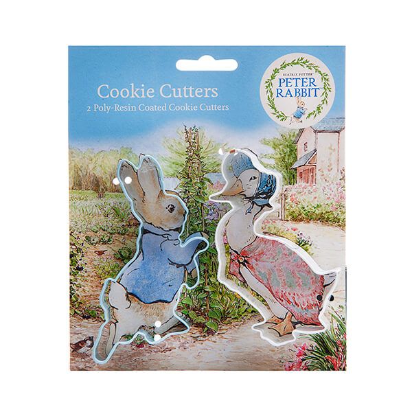 Anniversary House Peter Rabbit PolyResin Coated Cookie Cutter Set Pack of 2
