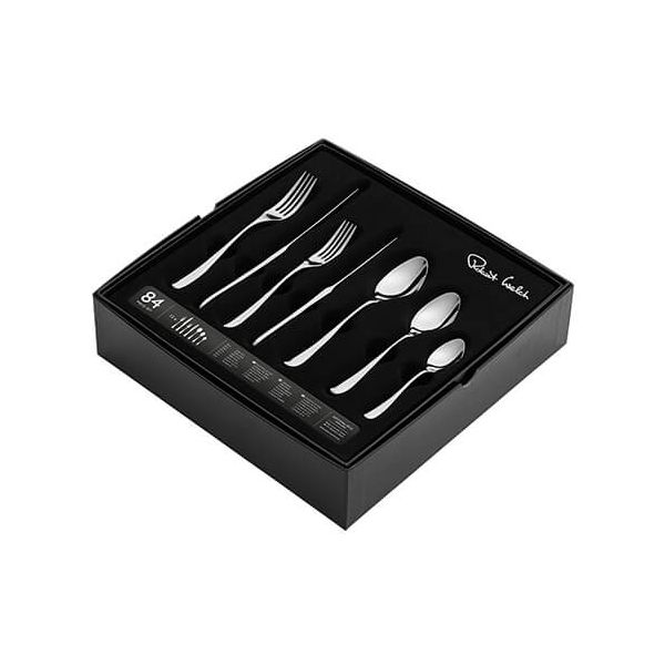 Robert Welch Arden Bright 84 Piece Cutlery Set FREE 12 Tea Spoons