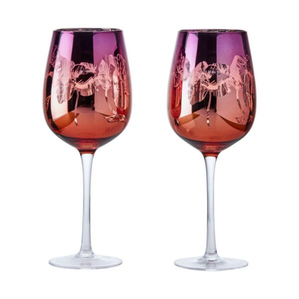 Artland Set of 2 Bloom Wine Glasses