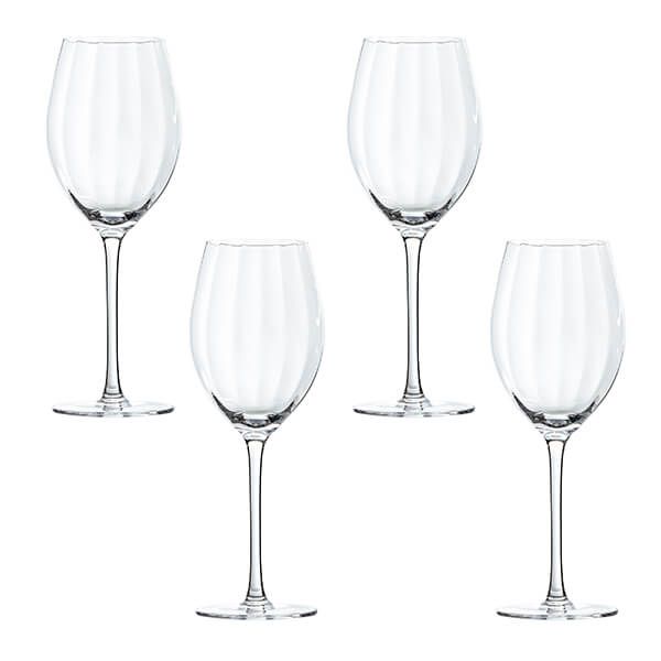 Artisan Street Ripple Red Wine Glasses Set of 4