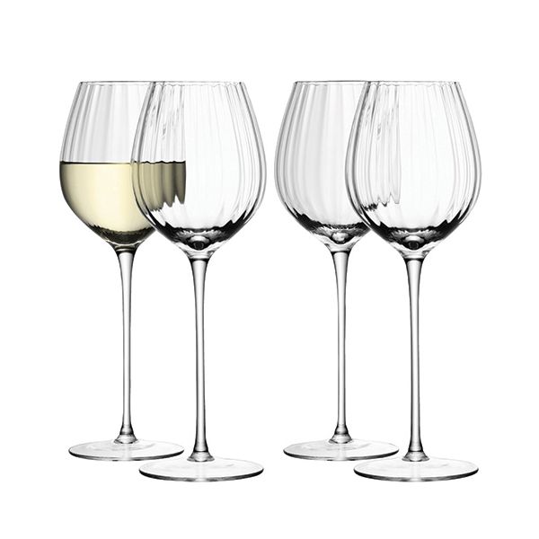 LSA Aurelia White Wine Glass 430ml Set Of Four