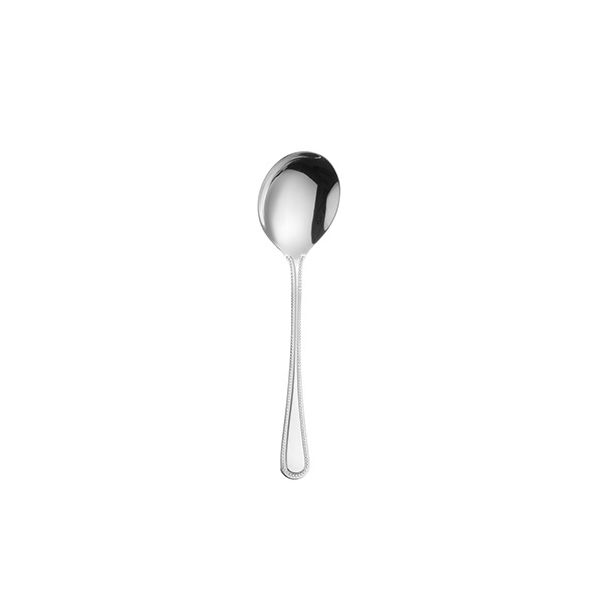 Arthur Price of England Bead Sovereign Stainless Steel Soup Spoon