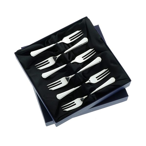 Arthur Price of England Chester Sovereign Stainless Steel Set of 6 Pastry Forks
