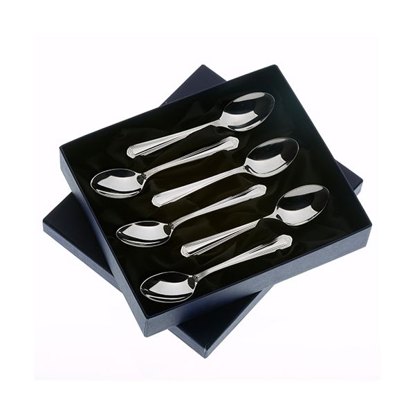 Arthur Price of England Chester Sovereign Stainless Steel Set of 6 Teaspoons