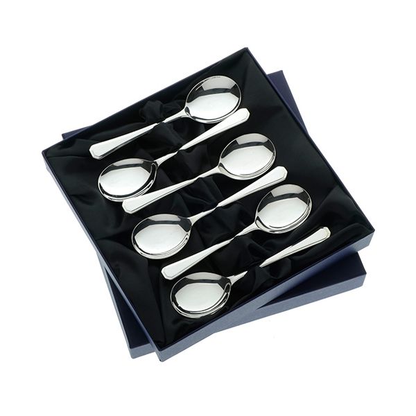 Arthur Price of England Grecian Sovereign Stainless Steel Set of 6 Fruit Spoons